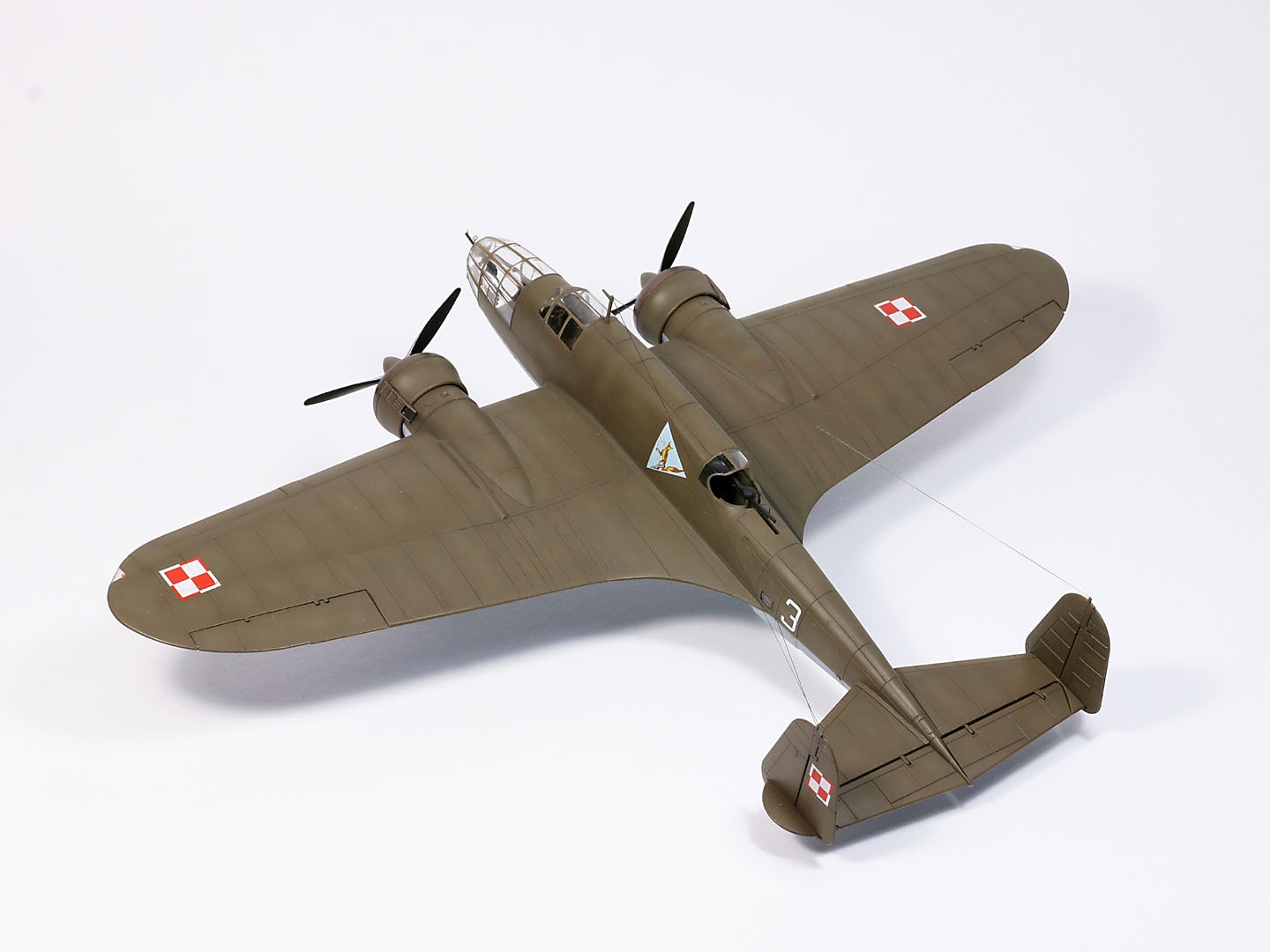 Fly 1/72 Model Kit 72041 PZL-37A bis Los Polish Twin-engined Bomber
